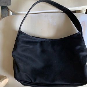 Black nylon purse